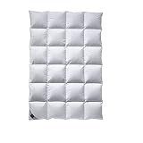Billerbeck 4536430001 Daunendecke 302 Alina Kassette II, 135 / 200 cm weiss