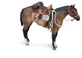 Man-Made Leather Western Saddle Set