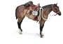 Man-Made Leather Western Saddle Set�