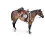 Man-Made Leather Western Saddle Set�