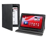 Produkt-Bild: Cover-Up "Version Stand" Ledertasche mit Mehrfachansicht f&uuml;r Packard Bell Liberty Tab (G100) 10,1 zoll Tablet in Schwarz