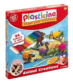 Childrens Toyshop  Third Party New : Plasticine Animal Creations
