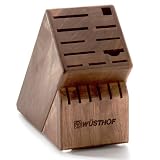 Wusthof 17 Slot Storage Block, Walnut