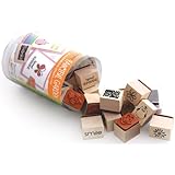 Hero Arts Woodblock Stamp Set, Fanciful Flowers Ink N Stamp