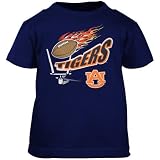 adidas Auburn Tigers Navy Blue Infant Flaming Football T-shirt