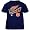 adidas Auburn Tigers Navy Blue Infant Flaming Football T-shirt