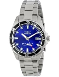 Invicta Womens 15136SYB Pro Diver Blue Dial Stainless Steel Watch with Impact Case