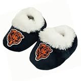 CHICAGO BEARS OFFICIAL LOGO BABY BOOTIE SLIPPERS 3-6 MOS