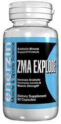 ZMA EXPLODE - 90 Capsules ZMA Testosterone Booster Anabolic Mineral Support Formula