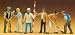 Preiser 10030 Road Workers with Equipment HO Gauge (Pack of 6)