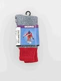 New 2 Pair Poly/Wool/Cotton Blend Ski Sock Navy/ Red XS