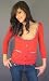 Trina Turk Red Yoko Scoop Neck Cardigan