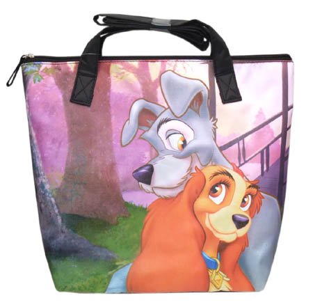 わんわん物語　ナイロンジッパートートバッグ6659【女性用　レディース　キャラクター　鞄　グッズ　Lady and the Tramp】