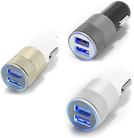 Gelite Bullet Car Charger 2.1A/1A (Silver)