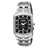 Caravelle by Bulova Men's 43D001 Diamond Accented Black Dial Watch