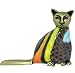 Jewelry : Enamel Cat Animal Pin Brooch