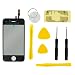 Replacement Apple Iphone 3gs Cracked Lcd Glass Digitizer Touch Surface Screen Cover Replacement Part + Tools + Guide ( Not for Iphone 3g )