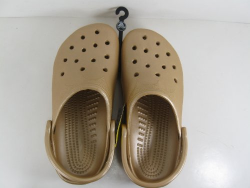 Crocs Classic Kids Unisex Footwear, Size: 2 D(M) US Mens / 4 B(M) US Womens, Color: Gold