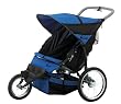 InStep Run Around LTD 2 Double Jogging Stroller - Royal Blue/Dark Grey/Light Grey