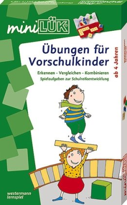 Produkt-Bild: mini L&Uuml;K-Set, &Uuml;bungen f&uuml;r Vorschulkinder: Erkennen - Vergleichen - Kombinieren. Spielaufgaben zur Schulreifeentwicklung. Inhalt: mini L&Uuml;K-Kontrollger&auml;t, &Uuml;bungen f&uuml;r Vorschulkinder 1 + 2