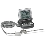 Polder Digital In-Oven Thermometer/Timer, Graphite