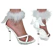Sexy Angel White Shoes Size 5-6