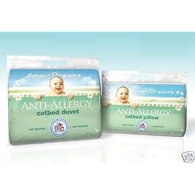 Dreams Anti-Allergy Pillow, Cot/Cot Bed