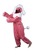 Adult Pink Poodle Costume Pajamas