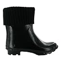 F41 Ladies Black Ankle Cardi Wellington Boots Size 4