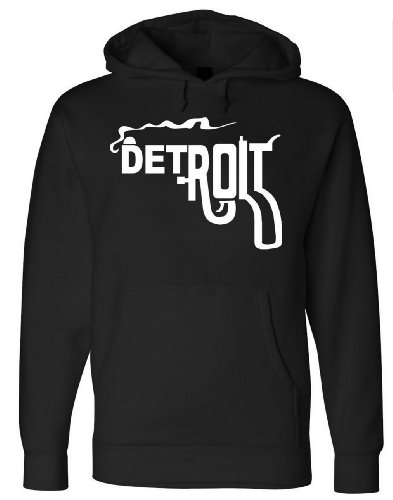 Detroit Gun | Lions, Tigers, Red Wings, Pistons Fan Michigan Pride Hoody / Unisex Hoodie