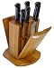 Richardsons Lazer Professional Bamboo Knife Block and 5 Knives