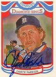 Lance Parrish Autographed / Signed 1983 Donruss No.15 Detroit Tigers Baseball Card