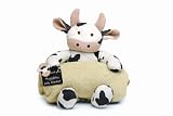 Review Mud Pie 180137 / Mud Pie Baby E-I-E-I-O Cow Plush Play Blanket