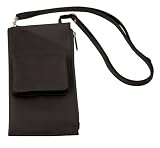Travelon Cross-Body Travel Wallet, Black, One Size