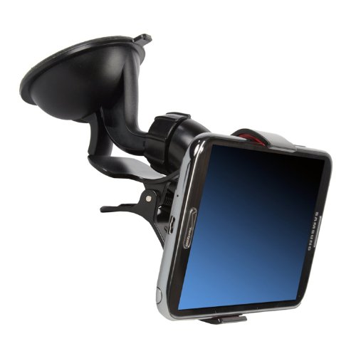Clipper Car Mount Universal Vehicle Swivel Holder For Samsung Galaxy Note 2 N7100