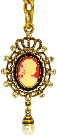 SouthShore Jewels Swarovski Elements Crystal Antique Cameo Keychain