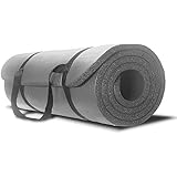 Yoga Mat - Best Premium Thick Exercise Mat - Great for Aerobic and Pilates - Use At Home and Gym - With Strap Carrier - For Man and Woman - No Hassle 1 Year Guarantee