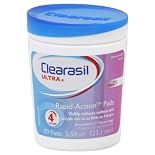 Clearasil Ultra Rapid Action Pads, 90 ct.