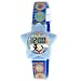 Disney Kids' MM033 Mickey Mouse Clubhouse Blue and Green Star LCD Watch