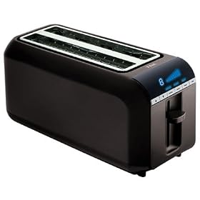 T-Fal TT6802002 4-Slice Digital Toaster, black