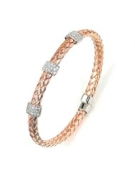 Sterling Silver Cubic Zirconium Bangle