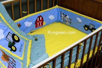 John Deere Down On The Farm Crib Set
