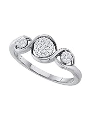 0.12CT DIAMOND MICROPAVE RING