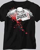 Pussout Skull with Wings