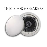 Buy 9 Acoustic Audio R1919PKG In Wall Home Theater Surround Sound Speakers  by Acoustic Audio