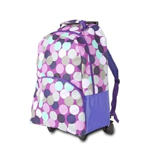 Room It Up Confetti Dot Roller Backpack by