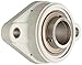 MRC C2F103SS Flange Unit, 2 Bolt Holes, Non-Relubricatable, Non-Expansion, Composite, Setscrew Locking Inner Ring, Stainless Steel Insert, Inch, 1-3/16" Bore Diameter