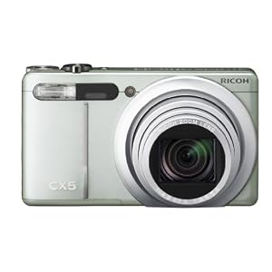 Ricoh CX5 10 MP CMOS Digital Camera with 10.7x Optical Zoom (Silver)