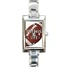 Rectangular Italian Charm Watch of Football Equals Life (Baltimore Ravens, Buffalo Bills, Cincinatti Bengals, Cleveland Browns, Denver Broncos, Houston Texans, Kansas City Chiefs, Miami Dolphins, New England Patriots, New York Jets, Oakland Raiders, Pittsburgh Steelers, San Diego Chargers, Tennessee Titans, Arizona Cardinals, Chicago Bears, Dallas Cowboys, Green Bay Packers, New York Giants, Philadelphia Eagles, San Francisco 49ers, Seahawks, Buccaneers, Washington Redskins)