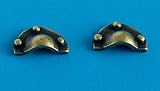 Antique Brass Furniture Pulls - Dollhouse Miniatures